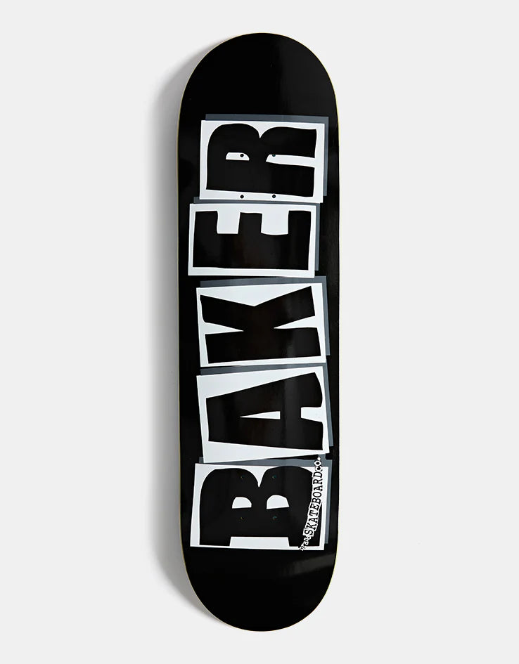 Baker logo brand deck black/white 8.25