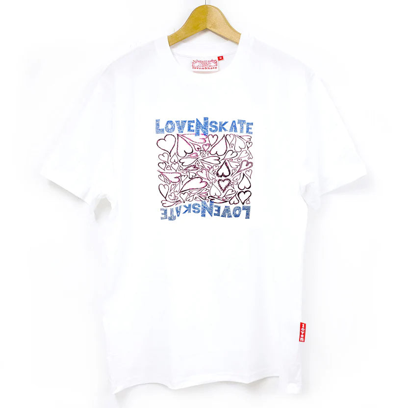Lovenskate 'SCRIBBLE HEART' - Organic Cotton T-shirt