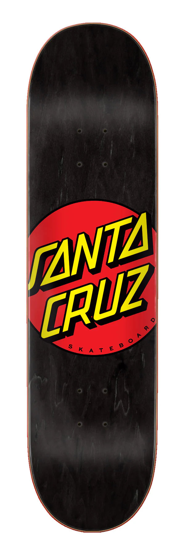 Santa Cruz Logo Deck Classic Dot Black 8.25 IN