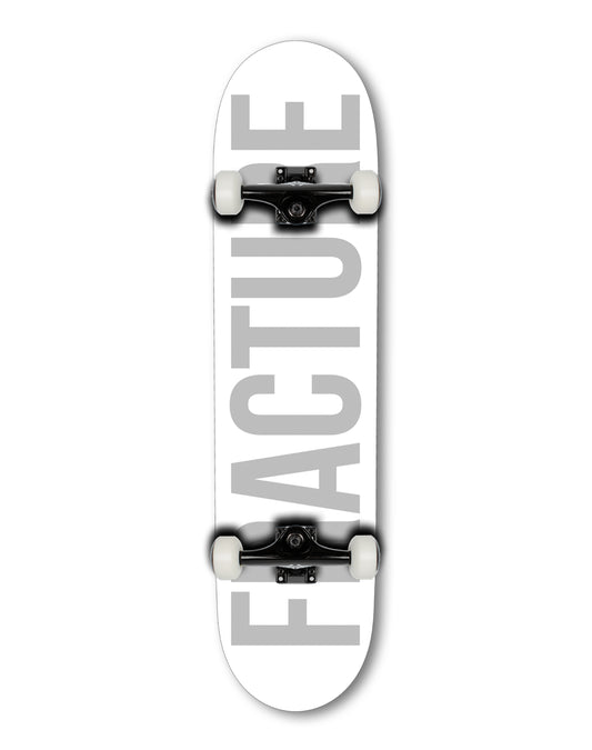 Fracture complete skateboard Fade White 8.0