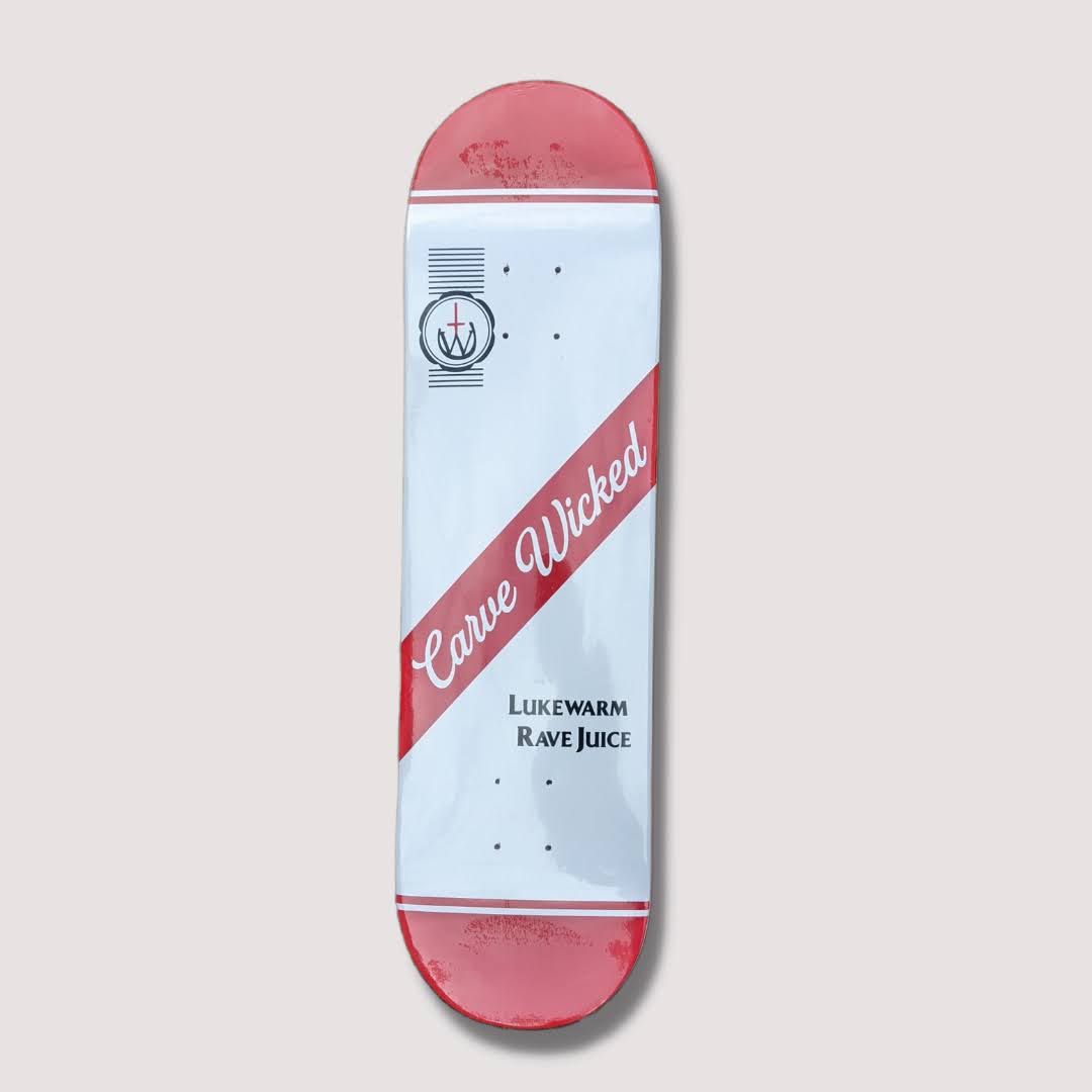 Carve Wicked Red stripe deck image 0