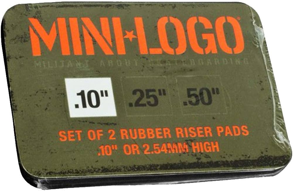 Mini Logo .10" Rubber Riser (2 pack)