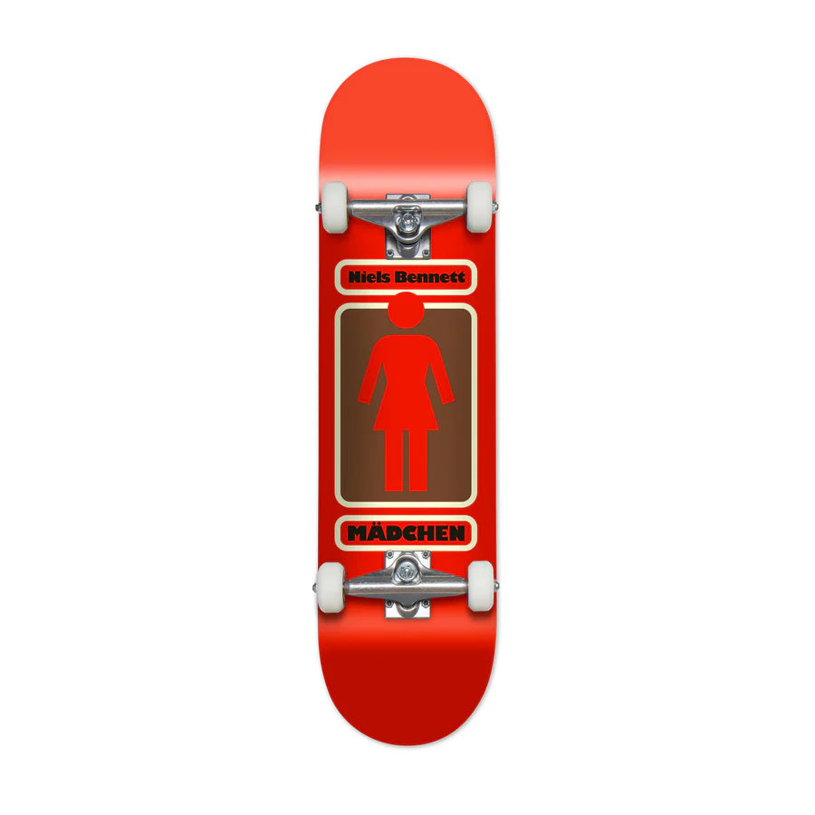 Girl Complete Skateboard 93 Til Niels Bennett 7.875"