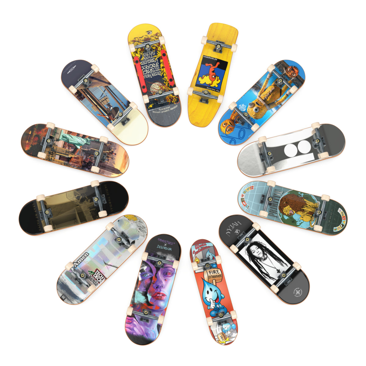 Assorted tech decks
