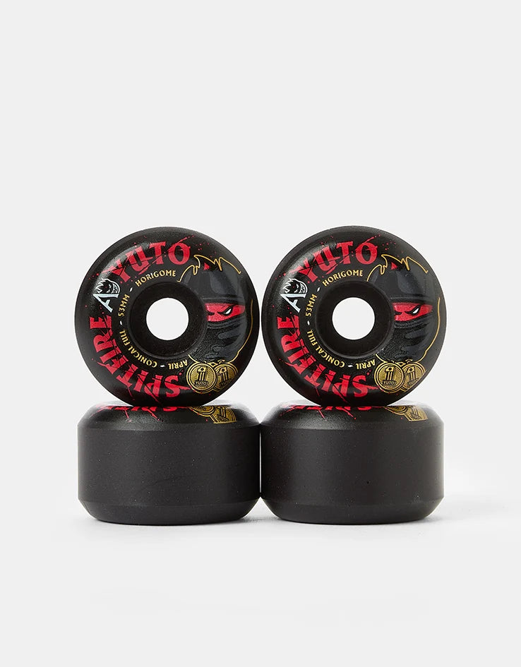 Spitfire x April Yuto Conical Full Formula Four 99d Skateboard Wheels
