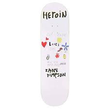 Heroin Skateboards Zane Timpson Very Nice Board 9'