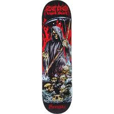 Zero Skateboards x Liquid Death Grim reaper collab 8.25
