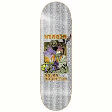 Heroin skateboards Hellscape series Nolan Houghton pro model 9.5