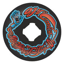 OJ Wheels Screaming Hand Chubbies 101a Black 56 MM