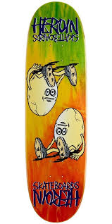 Heroin Skateboards 8.75 rainbow egg