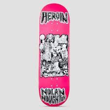 Heroin Skateboards Allegory of Fear Nolan Houghton pro model 9.5