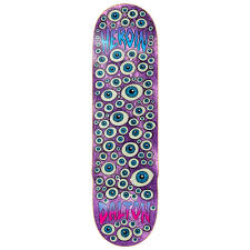 HEROIN SKATEBOARDS DALTON EYES PURPLE FOIL 8.625”