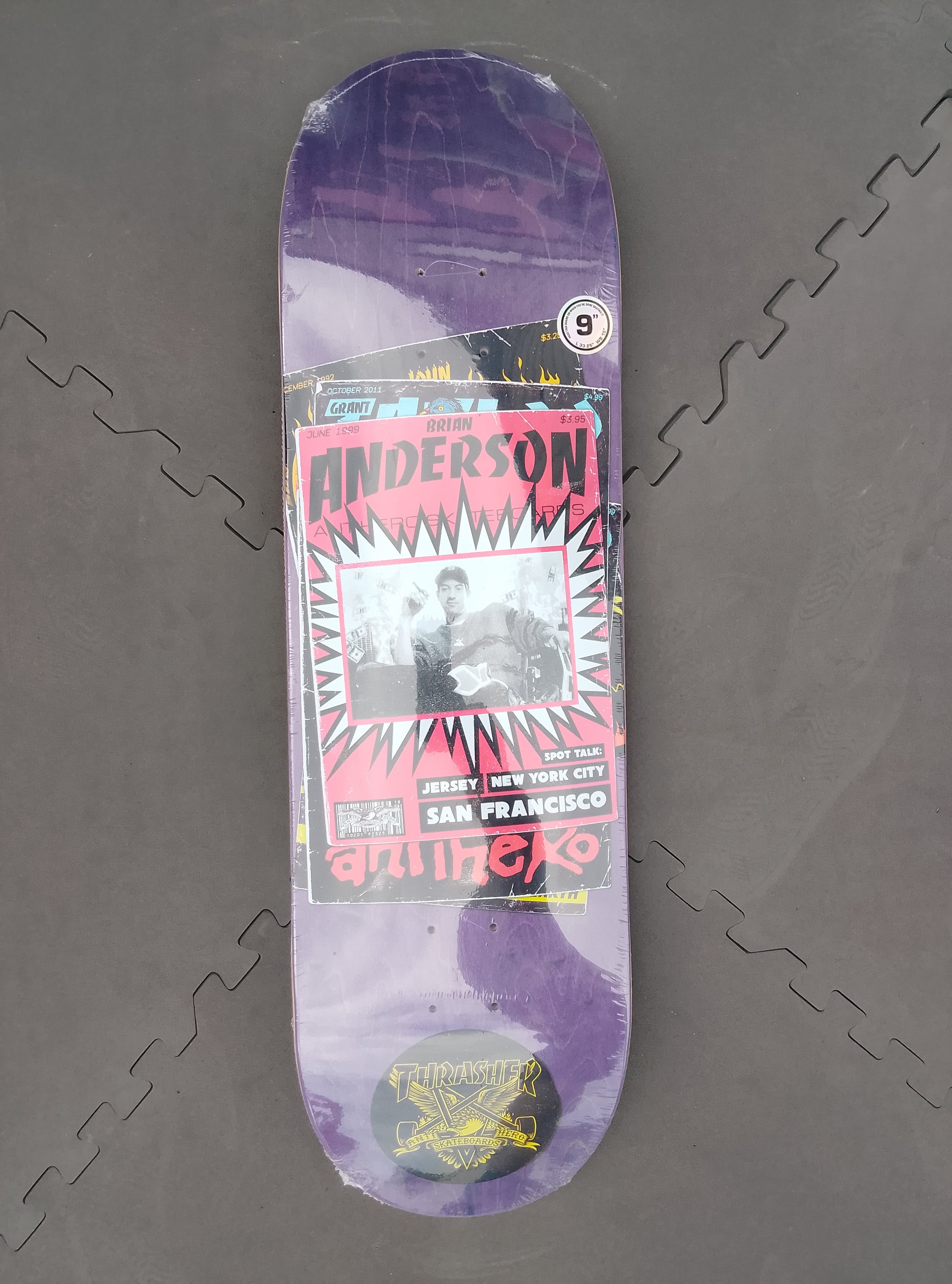 Anti Hero x Thrasher Deck B.A Thrasher Collab 9 IN image 0