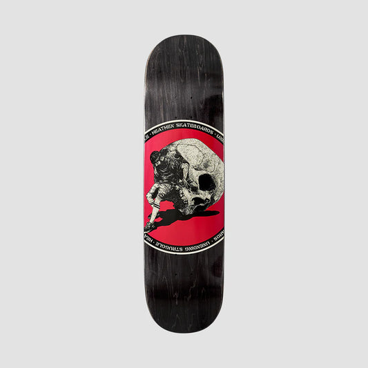 Heathen Sisyphus on Squarehead Skateboard Deck - 8.5