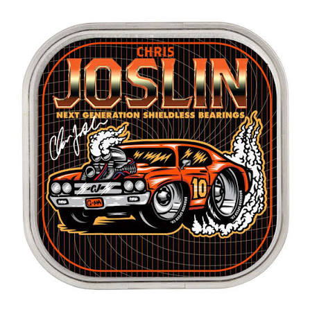 Bronson Speed Co. Bearing Chris Joslin Pro 6-Ball Raw Silver/Orange O/S IN