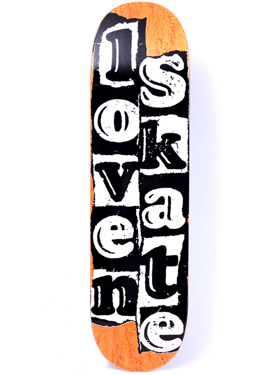 Love n skate Ripped logo graphic 8.38
