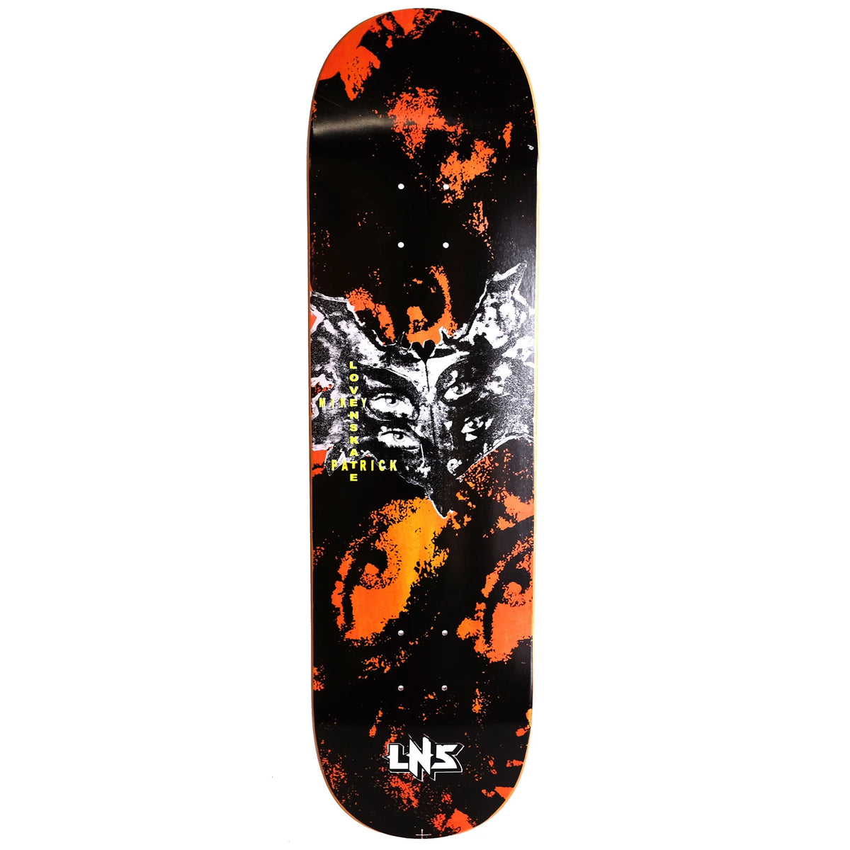 LoveNSkate 8.5" "MIKEY" - skateboard by Mikey Patrick Orange