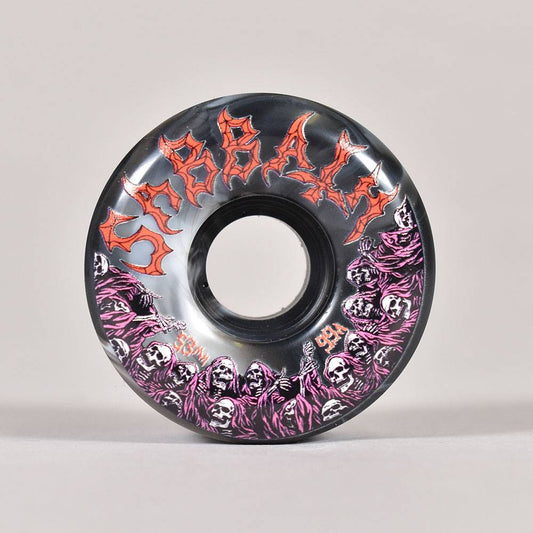 Sabbath Skateboard Wheels Rising Dead 99A Conical (Black Swirl) Skateboard Wheels 53mm