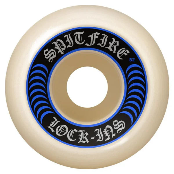 Spitfire Formula four's 99A Lock-Ins (Natural/Blue) - 55MM