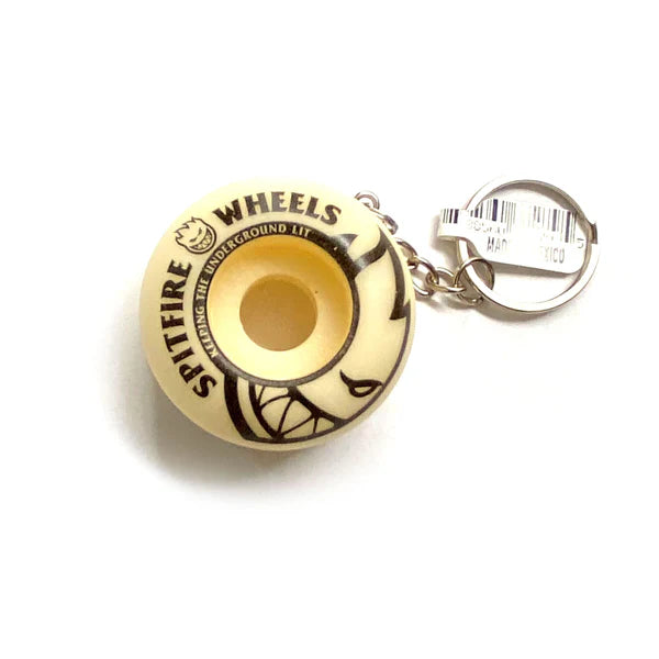 Spitfire Key Chain Wheels Natural