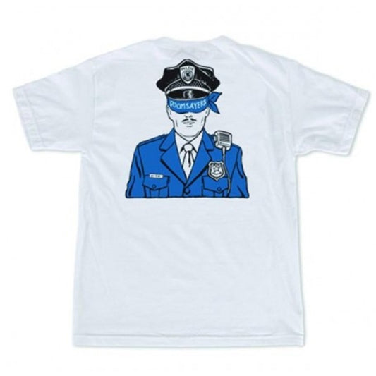 Doom Sayers Corp Cop Tshirt WhiteDoom Sayers Corp Cop Tshirt White XL