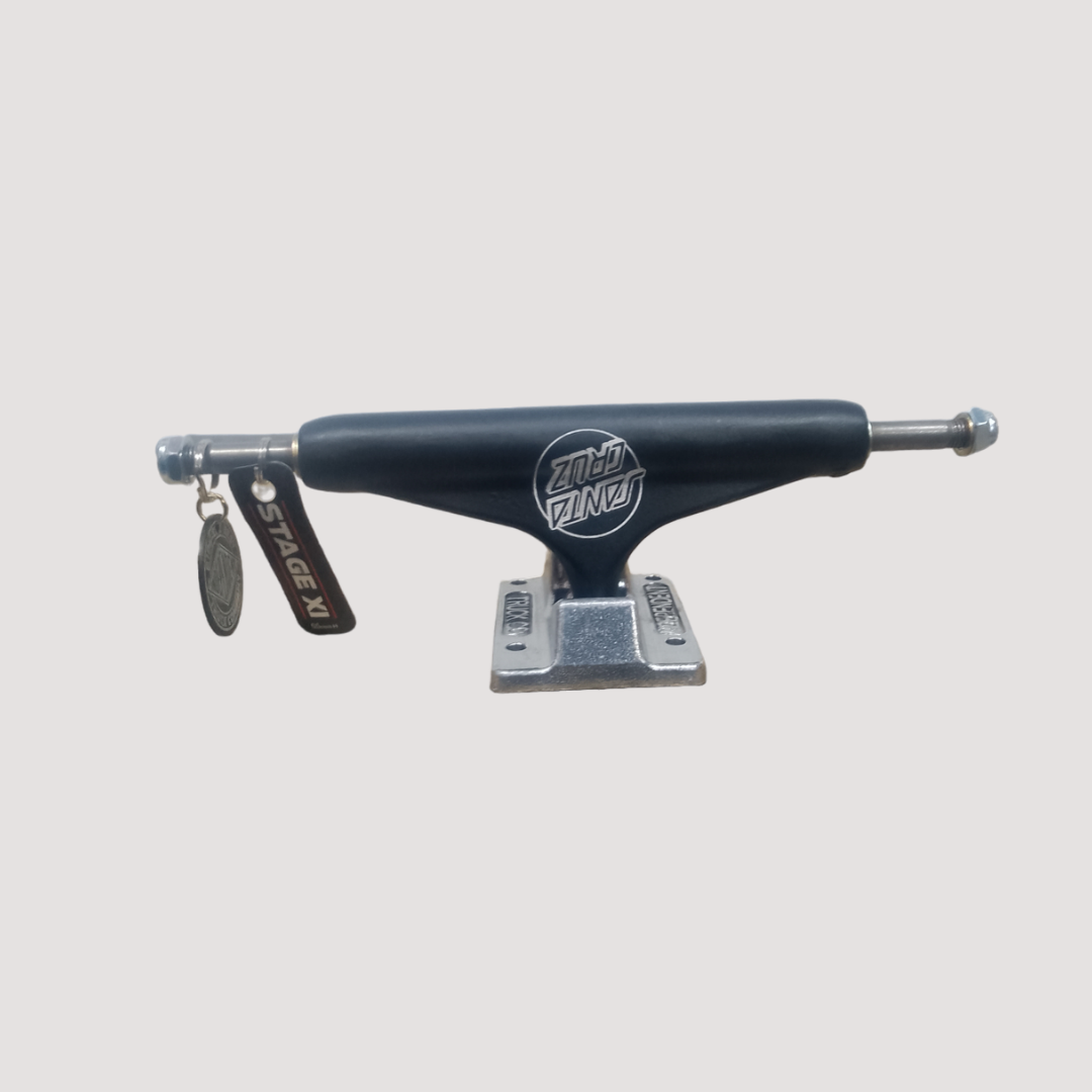 Indy Stage 11 Truck Santa Cruz 144 Standard Black/Silver 144 MM image 0