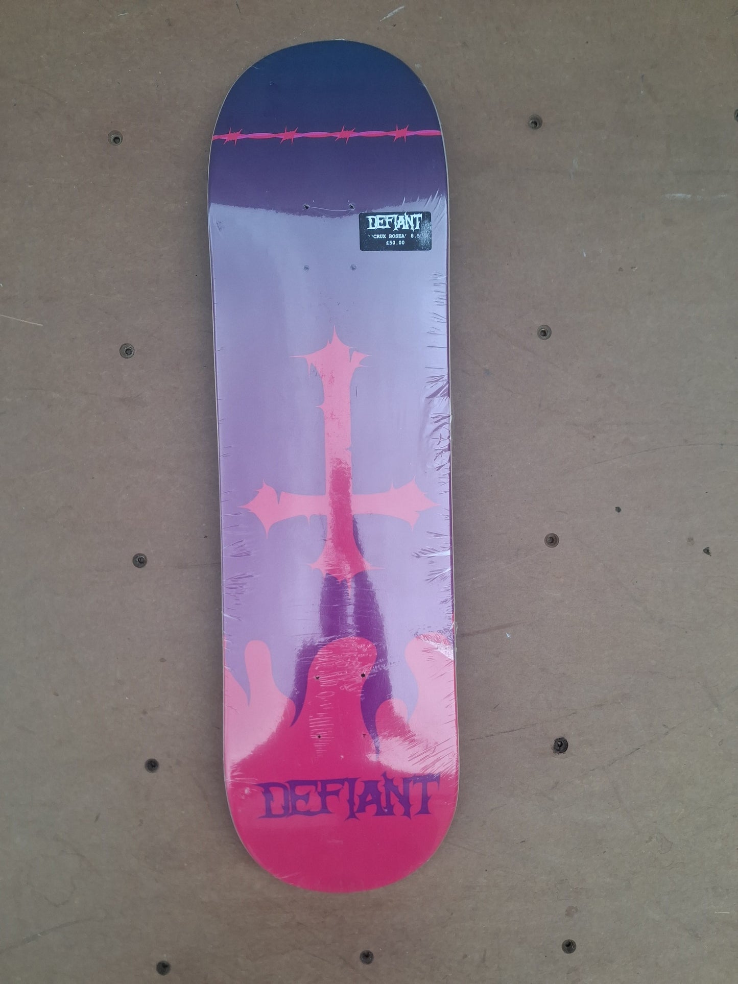 Defiant Skateboards crux Rosea 8.5