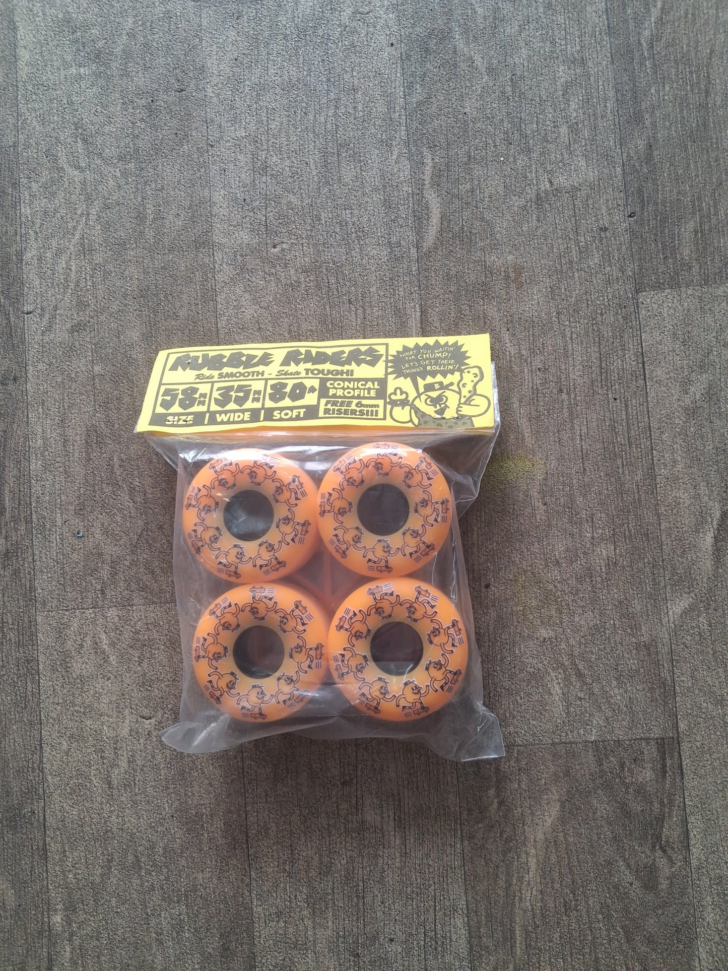 Blast rubble riders wheels