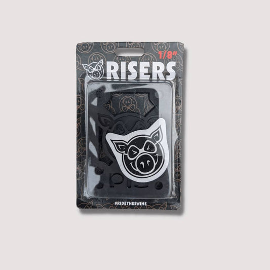 Pig Piles Hard Risers 1/8 Black image 0