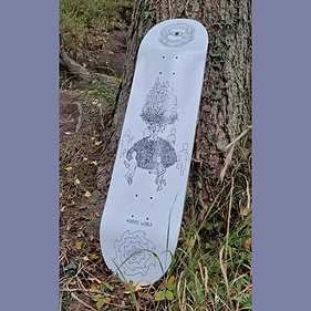 Hidden world skateboards The burning bush graphic 8.25