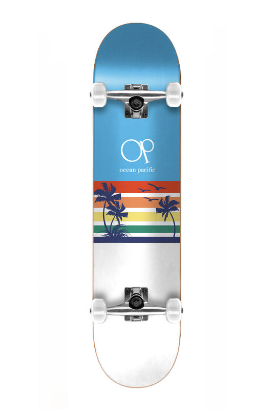 Ocean Pacific Sunset Park/Street Complete Blue/White 32" 8.25" - 8.25 / Blue/White