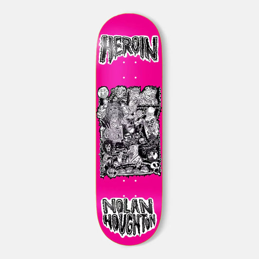 Heroin Skateboards - 9.5" Nolan Haughton Allegory Of Fear Skateboard Deck