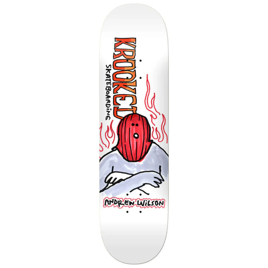 Krooked skateboards Wilson Fire Mask 8.75