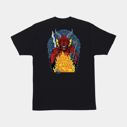 Santa Cruz T-Shirt Stranger Things Hell Fire Large