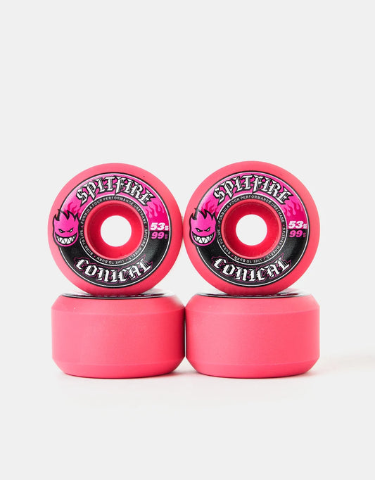 Spitfire Conical Formula Four 99d Skateboard Wheels - 53mm