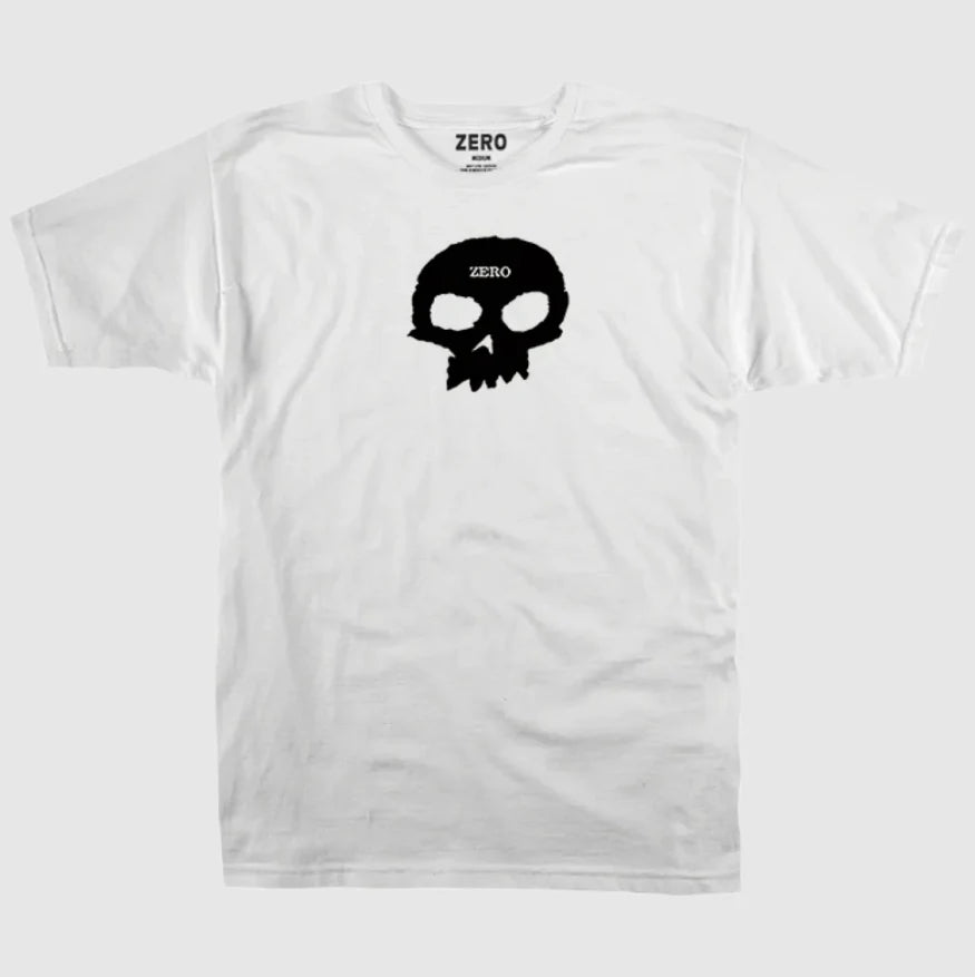 Zero Single Skull Tee White