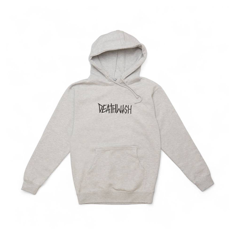 Deathwish Skateboards Deathwish Skateboards Deathspray Hood - Heather Grey Large