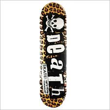 Death Skateboards "death Leopard" Deck 8.25