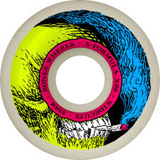 Bones wheels X-Formula X99 Smokin Skull V6 Widecut 55mm 99a