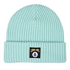 Santa Cruz Skateboards - Winkowski Ocho Label - Cuff Beanie Hat - Pool Blue