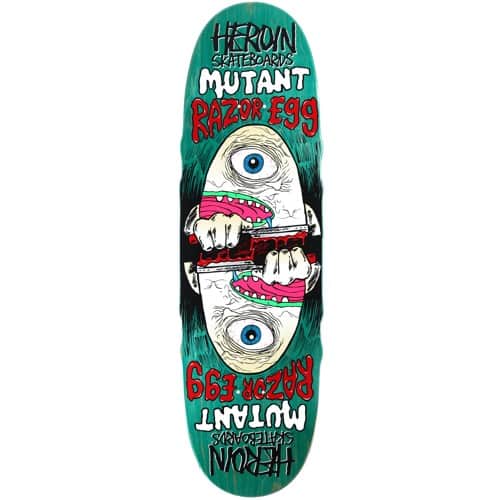 Heroin Mutant Razor Egg 9.5 Skateboard Deck