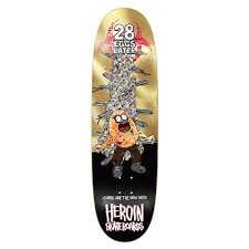 HEROIN SKATEBOARDS 28 Eggs Skateboard Deck Gold Foil 9.0”