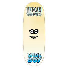HEROIN SKATEBOARDS 10.75” WIDE BOY FACE