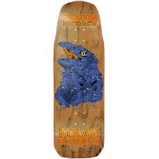 HEROIN SKATEBOARDS NOLAN CROW 9.9"