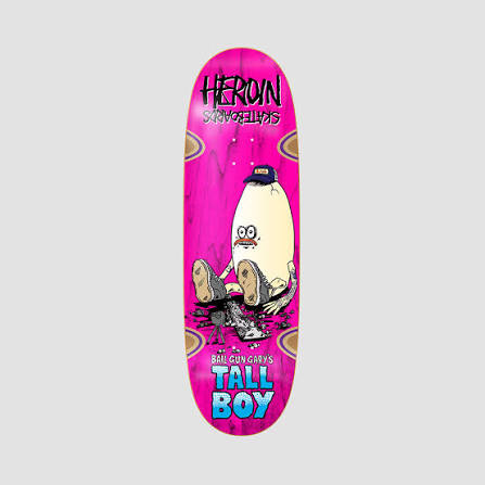 HEROIN SKATEBOARDS BAIL GUN GARY’S TALL BOY 10.25”