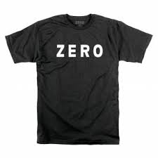 Zero Skateboards Spell out T-Shirt - Black