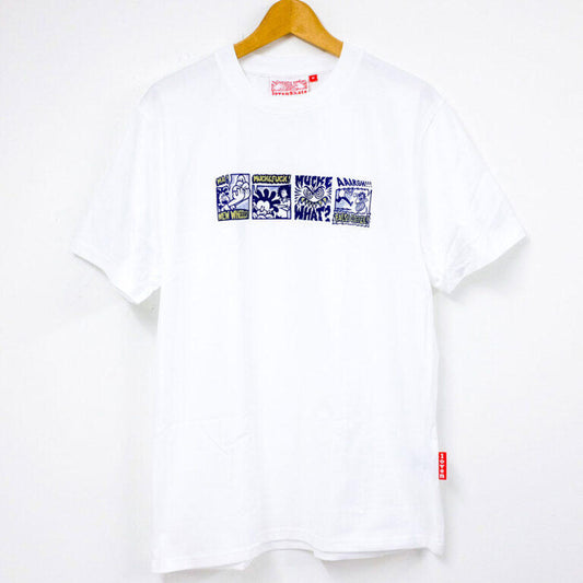 Lovenskate ‘FALSE COFFEE’ – Organic Cotton T-shirt White