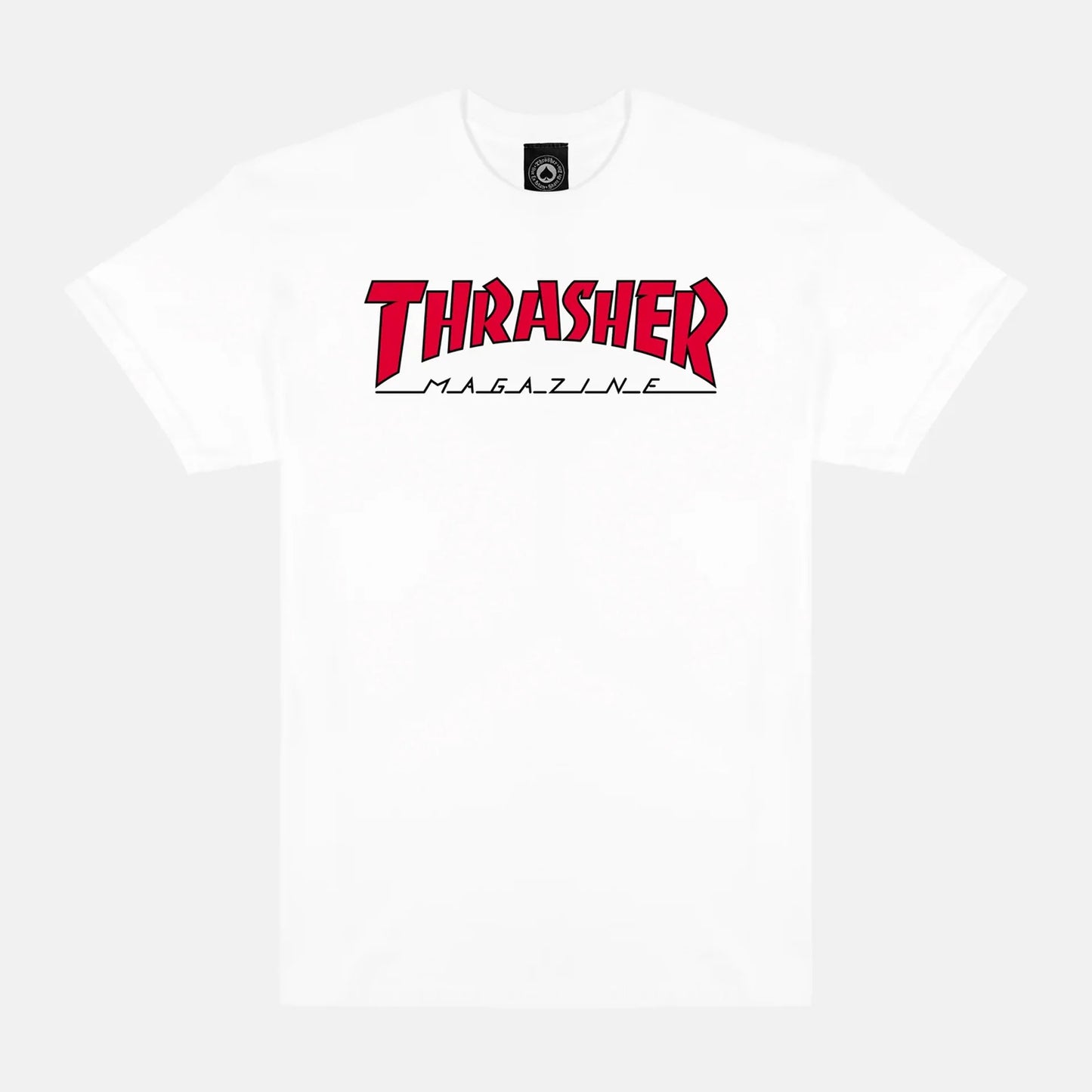 Thrasher Magazine - Outline T-Shirt - White / Red Large