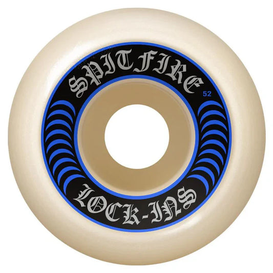 Spitfire Formula four's 99A Lock-Ins (Natural/Blue) - 55MM