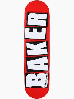 Baker logo brand deck white
